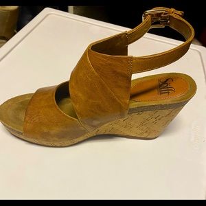 Tan Sofft Wedges